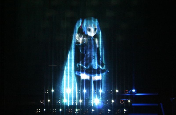 Miku Hatsune 3D holograma