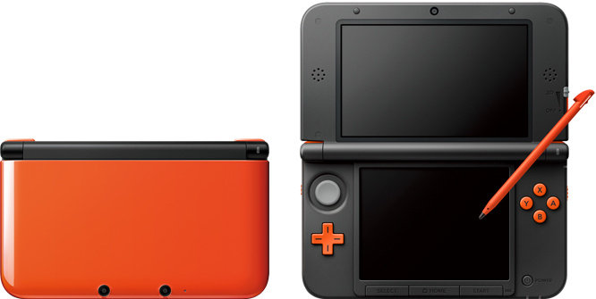 Nintendo 3DS - Naranja-negro