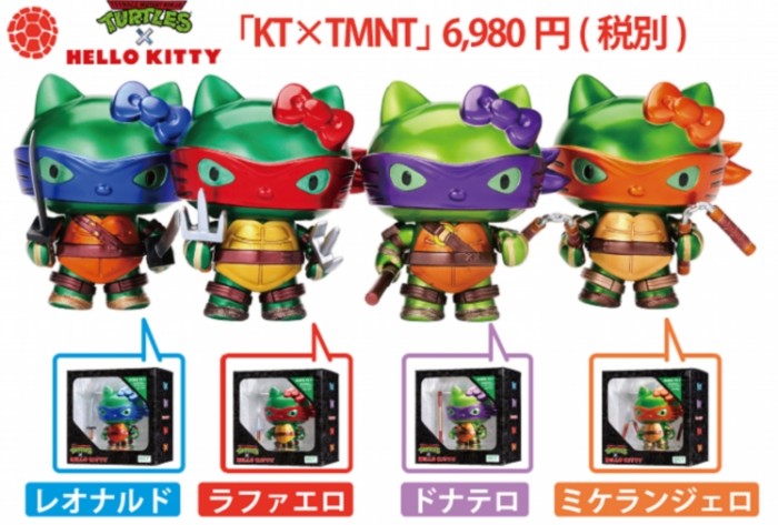 Tortugas Ninja x Hello Kitty